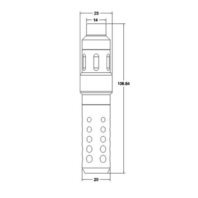 RCA Interface Portable Tattoo Pen , Cordless Tattoo Machines With Coreless Motor