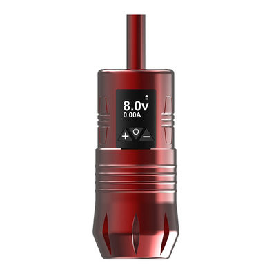 Red Color Tattoo Machine Cartridge Grips Wireless With RCA Connection