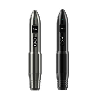 Black Color Wireless Permanent Makeup Machine Rechargeable With RCA Interface Connector