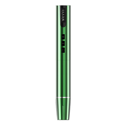 Wireless Makeup Tattoo Machine Semi Permanent Green Color With Coreless Motor