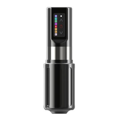 Black Silver Color Wireless Tattoo Machine Pen With 4.5mm Stroke